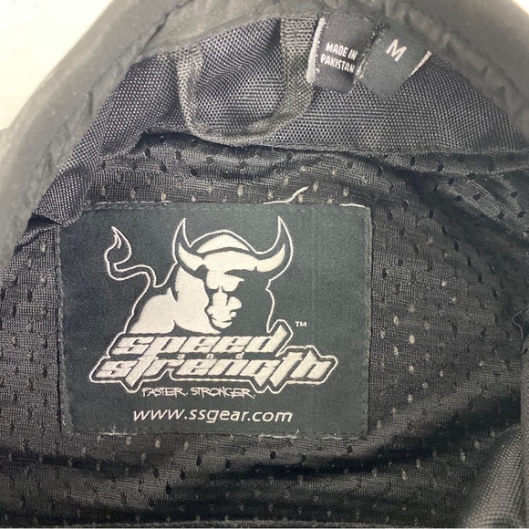 Speed and Strength Men’s Adult Medium Motorcycle Jacket Armor Protector Biker - Picture 11 of 11